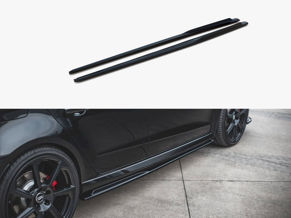 Side Skirts Diffusers V.2 compatible with Audi RS 3 8V Sportback Facelift (2017-UP)