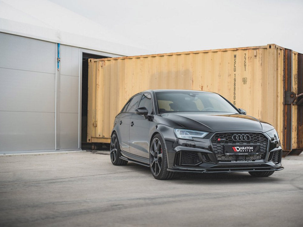 Side Skirts Diffusers V.2 compatible with Audi RS 3 8V Sportback Facelift (2017-UP)