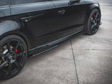Side Skirts Diffusers V.2 compatible with Audi RS 3 8V Sportback Facelift (2017-UP)