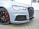 Front Splitter V.1 compatible with Audi RS 3 8VA Sportback Pre-Facelift (2015-2016)
