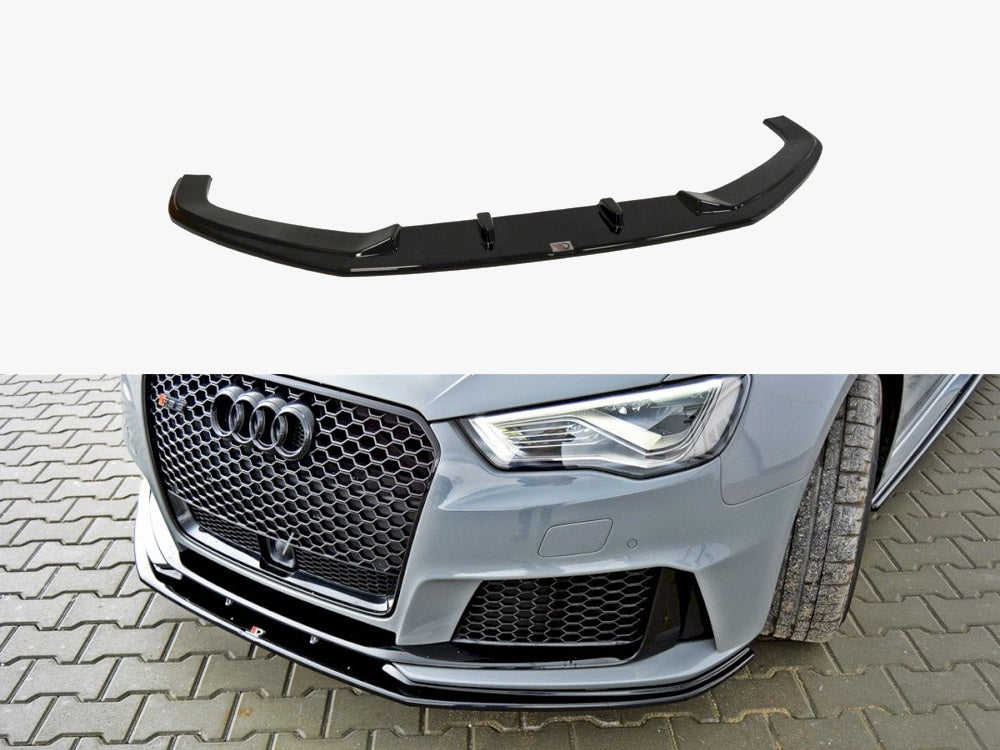 Front Splitter V.2 compatible with Audi RS 3 8VA Sportback Pre-facelift (2015-2016)