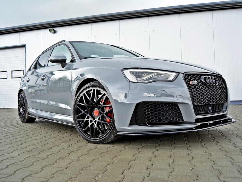 Front Splitter V.2 compatible with Audi RS 3 8VA Sportback Pre-facelift (2015-2016)