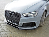 Front Splitter V.2 compatible with Audi RS 3 8VA Sportback Pre-facelift (2015-2016)