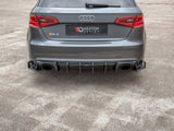 Maxton Racing Rear Side Splitters (+flaps) Audi RS3 8V Sportback (2015-2016)