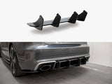 Street PRO Rear Diffuser V.2 compatible with Audi RS 3 8V Sportback - Red