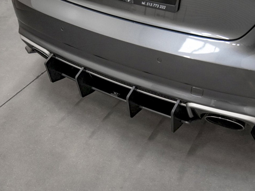 Street PRO Rear Diffuser V.2 compatible with Audi RS 3 8V Sportback - Red