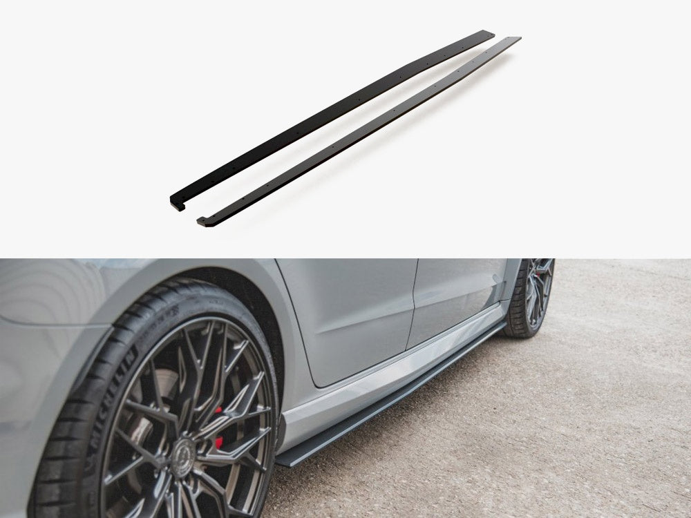 Street PRO Side Skirts Diffusers compatible with Audi RS 3 8V Sportback