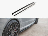 Street PRO Side Skirts Diffusers compatible with Audi RS 3 8V Sportback
