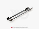 Street PRO Side Skirts Diffusers + Flaps compatible with Audi RS 3 8V Sportback