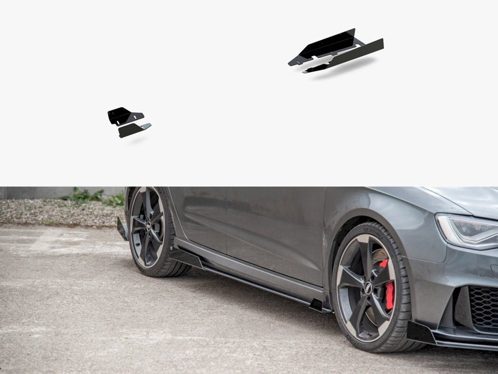 Side Skirt Flaps compatible with Audi RS 3 8V Sportback