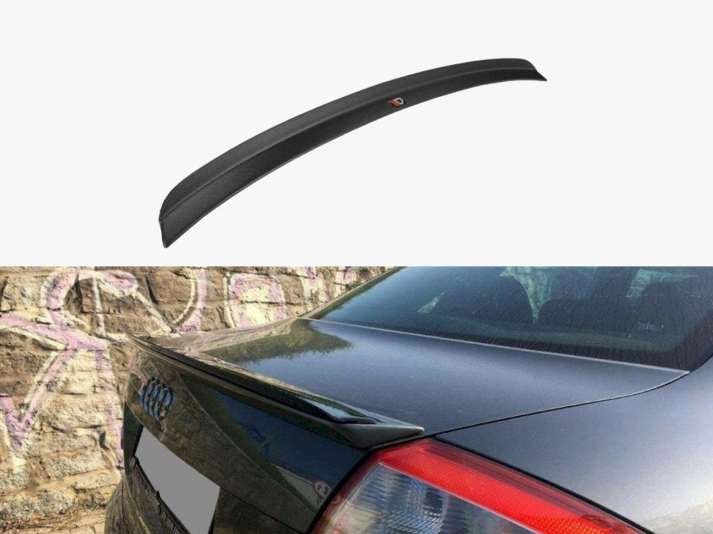 Spoiler CAP compatible with Audi A4 S Line B6 Sedan - Carbon Look