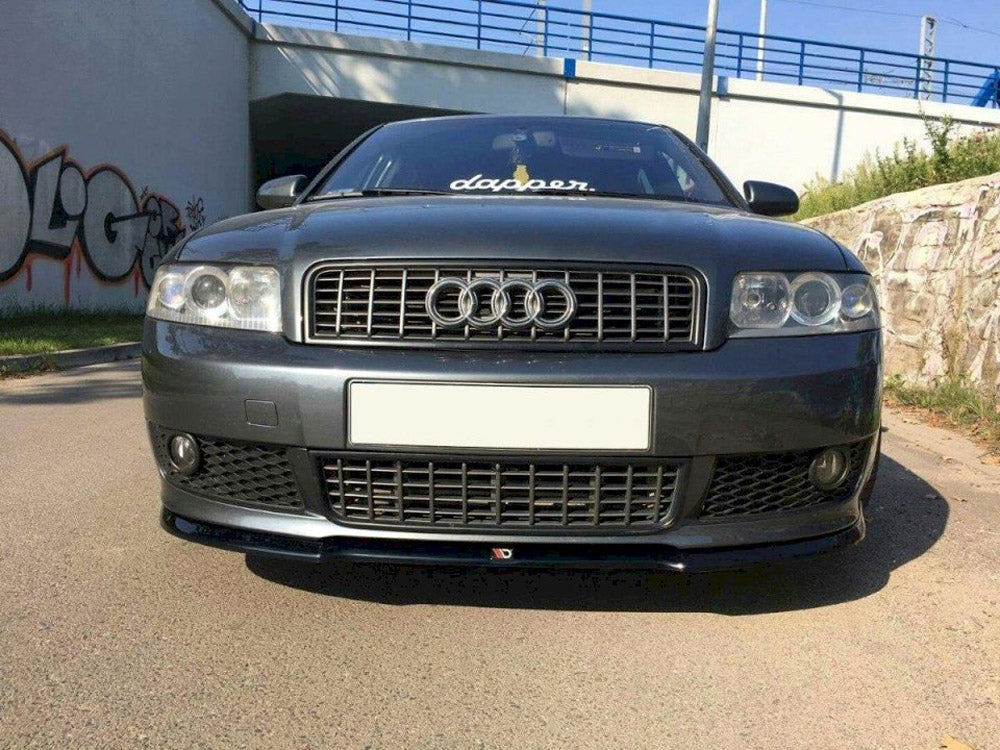 Front Splitter V.1 compatible with Audi A4 S Line B6 - Carbon Look