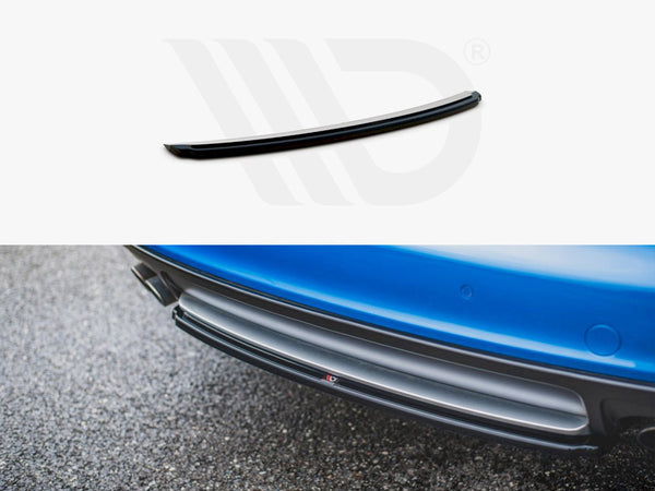 MAXTON DESIGN Central Rear Splitter Audi S4/ A4 S-line B8 Sedan (2008-2011)