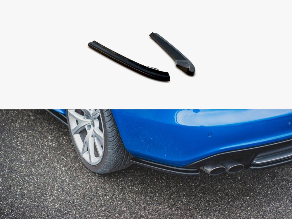 Rear Side Splitters compatible with Audi S4 / A4 S Line B8 Sedan