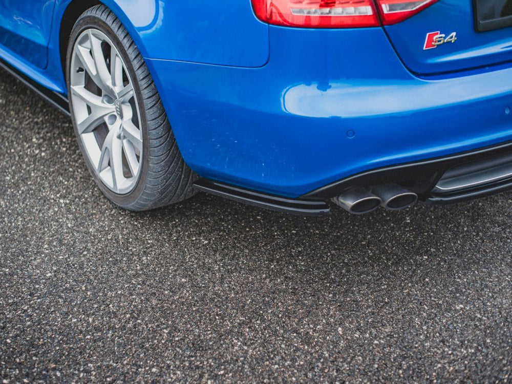 Rear Side Splitters compatible with Audi S4 / A4 S Line B8 Sedan