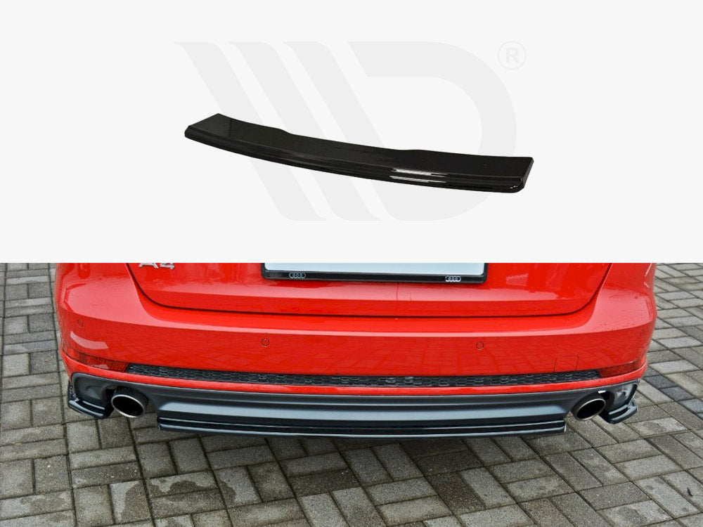 MAXTON DESIGN Central Rear Splitter Audi A4 S-Line B9 Avant