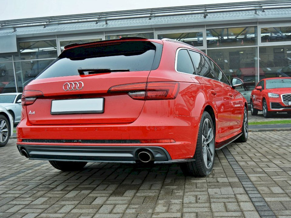 Rear Side Splitters compatible with Audi A4 S Line B9 Avant