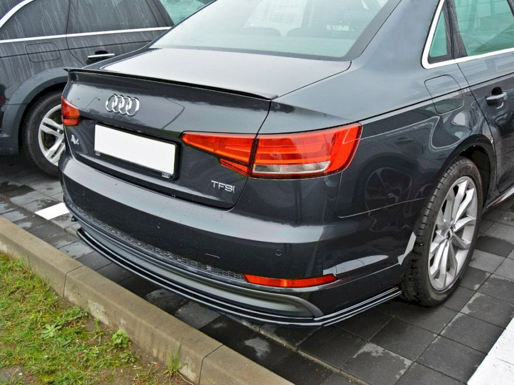 Rear Splitter compatible with Audi A4 B9 S Line Sedan