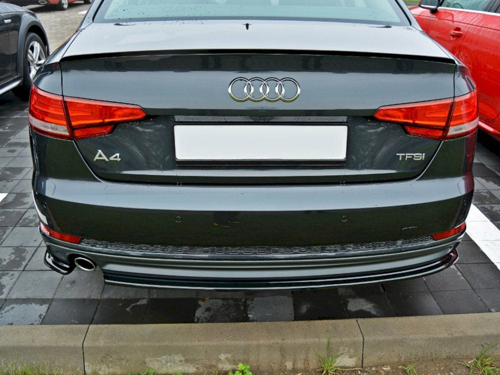 Rear Splitter compatible with Audi A4 B9 S Line Sedan
