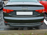 Rear Splitter compatible with Audi A4 B9 S Line Sedan