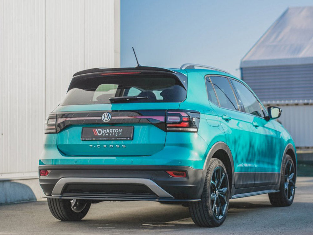Spoiler CAP compatible with Volkswagen T-Cross - Carbon Look