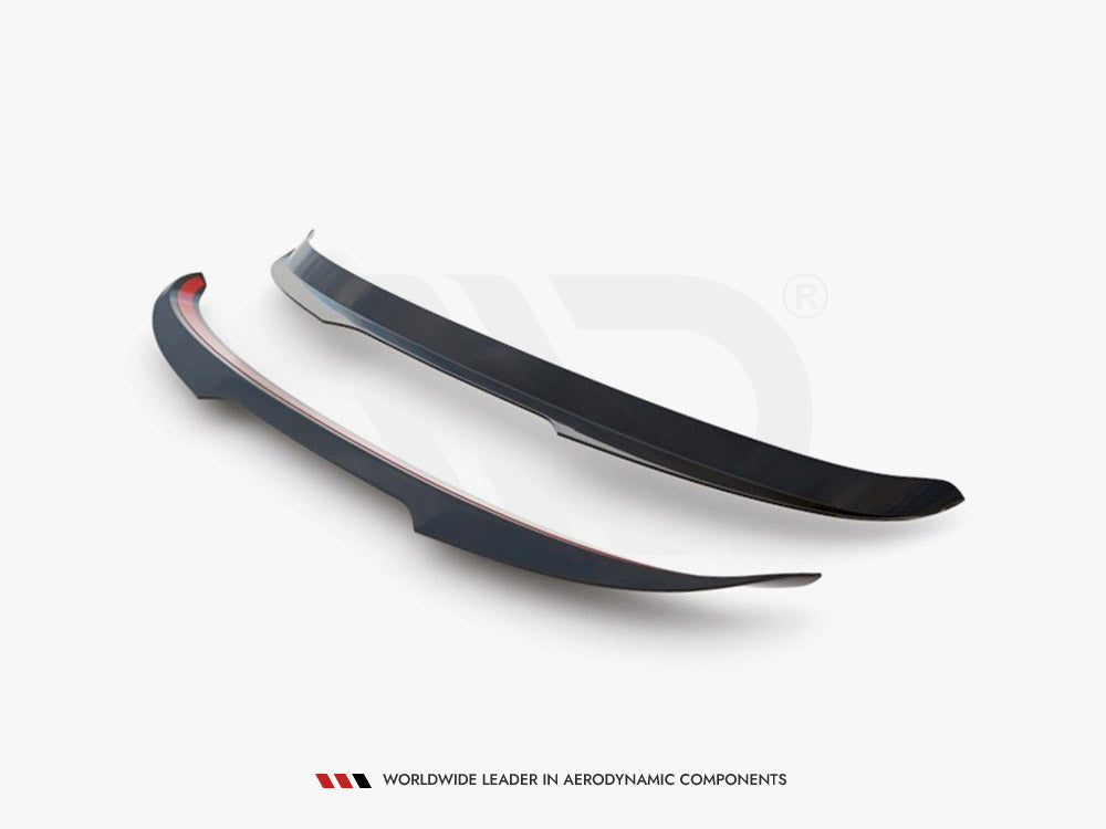 Spoiler CAP compatible with Volkswagen T-Cross - Carbon Look