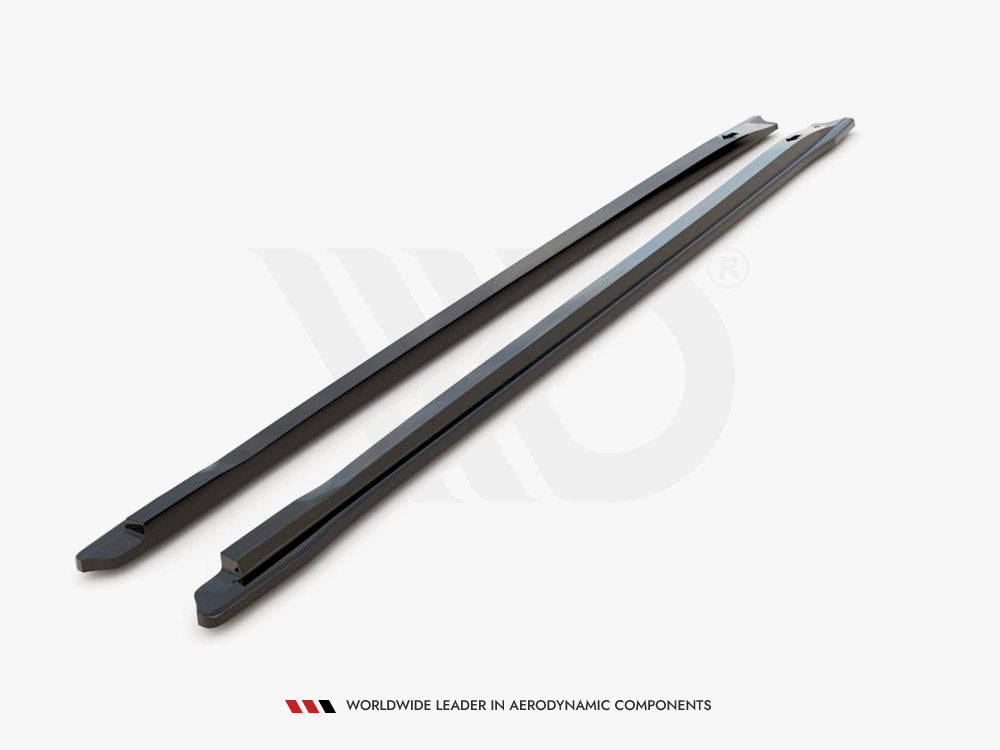 Side Skirts Diffusers compatible with VW T-Cross (2018-) - Carbon Look