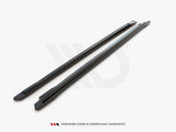 Side Skirts Diffusers compatible with VW T-Cross (2018-) - Carbon Look
