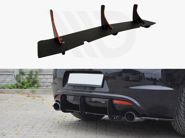 VW Scirocco R Rear Diffuser & Rear Side Splitters