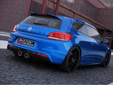 Rear Valance compatible with VW Scirocco III R With 2 Exhaust Holes