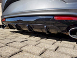 Rear Diffuser compatible with VW Scirocco Mk3 R Facelift (2014-2017)