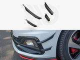 MAXTON DESIGN Front Bumper Wings (Canards) VW Polo MK6 GTI (2017-2021)