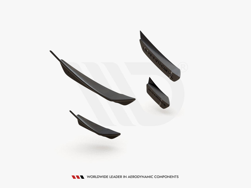 MAXTON DESIGN Front Bumper Wings (Canards) VW Polo MK6 GTI (2017-2021)