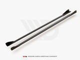 Street PRO Side Skirts Diffusers + Flaps compatible with VW Polo GTI Mk6