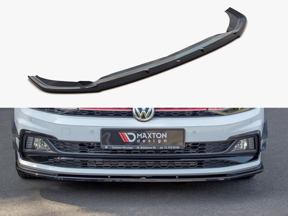 Front Splitter V.1 compatible with Volkswagen Polo GTI / R-Line Mk6