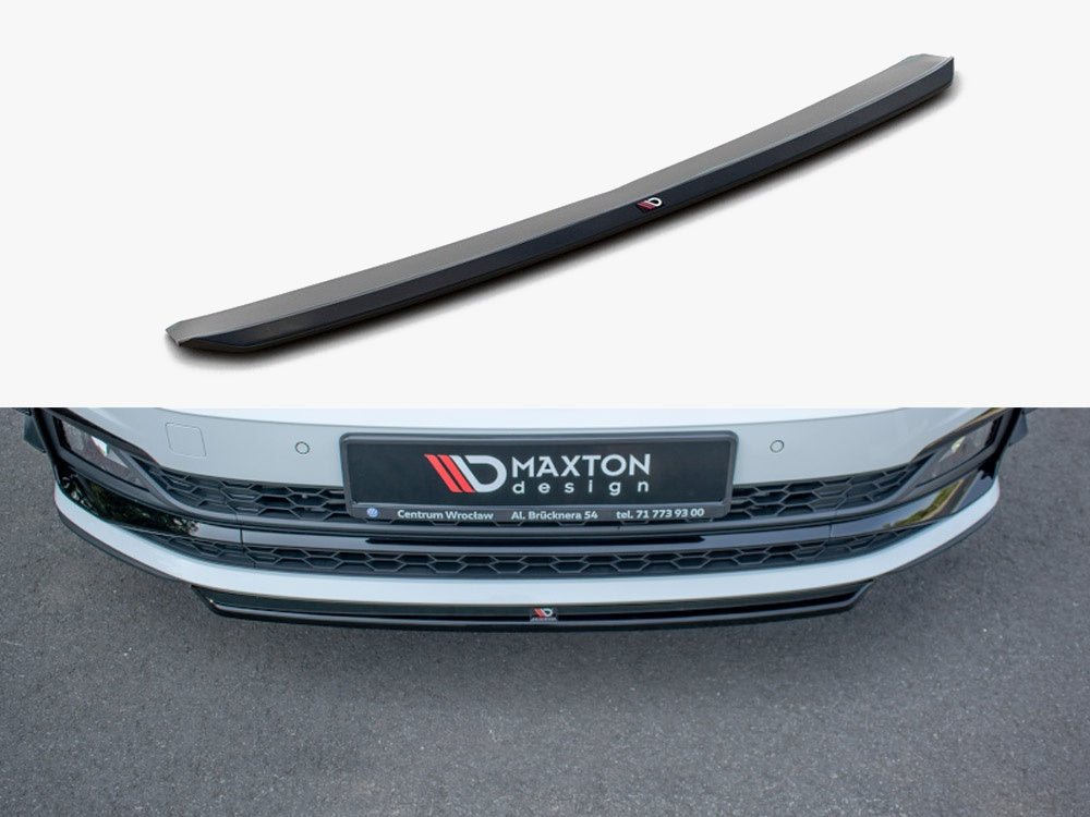 Front Splitter V.4 compatible with Volkswagen Polo GTI / R-Line Mk6
