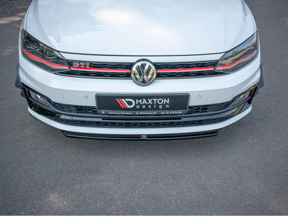 Front Splitter V.4 compatible with Volkswagen Polo GTI / R-Line Mk6