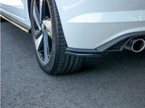 Rear Side Splitters compatible with Volkswagen Polo GTI Mk6 - Textured