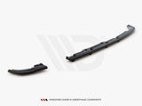 Rear Splitter (Vertical Bars) compatible with Volkswagen Polo GTI / R-Line Mk6 - Carbon Look