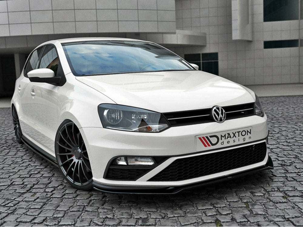 Front Splitter V.2 compatible with Volkswagen Polo GTI Mk5 Facelift