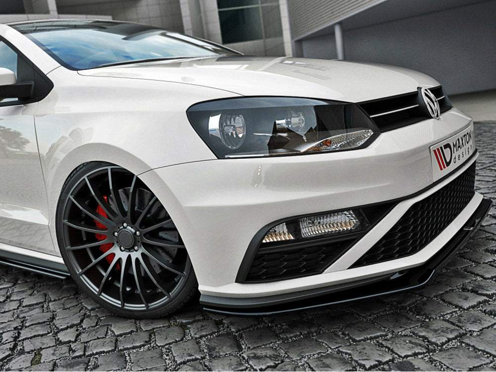 Front Splitter V.2 compatible with Volkswagen Polo GTI Mk5 Facelift