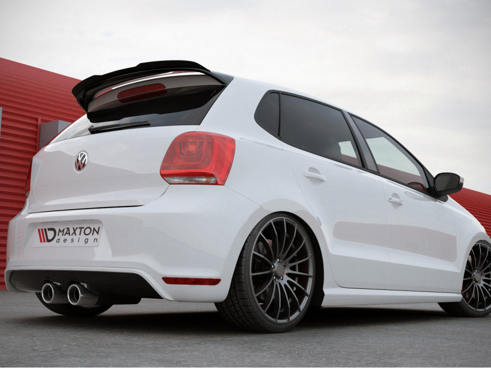Spoiler CAP compatible with Volkswagen Polo Mk5 (R WRC Look)