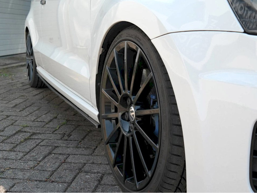 Side Skirts Diffusers compatible with Volkswagen Polo WRC Mk5