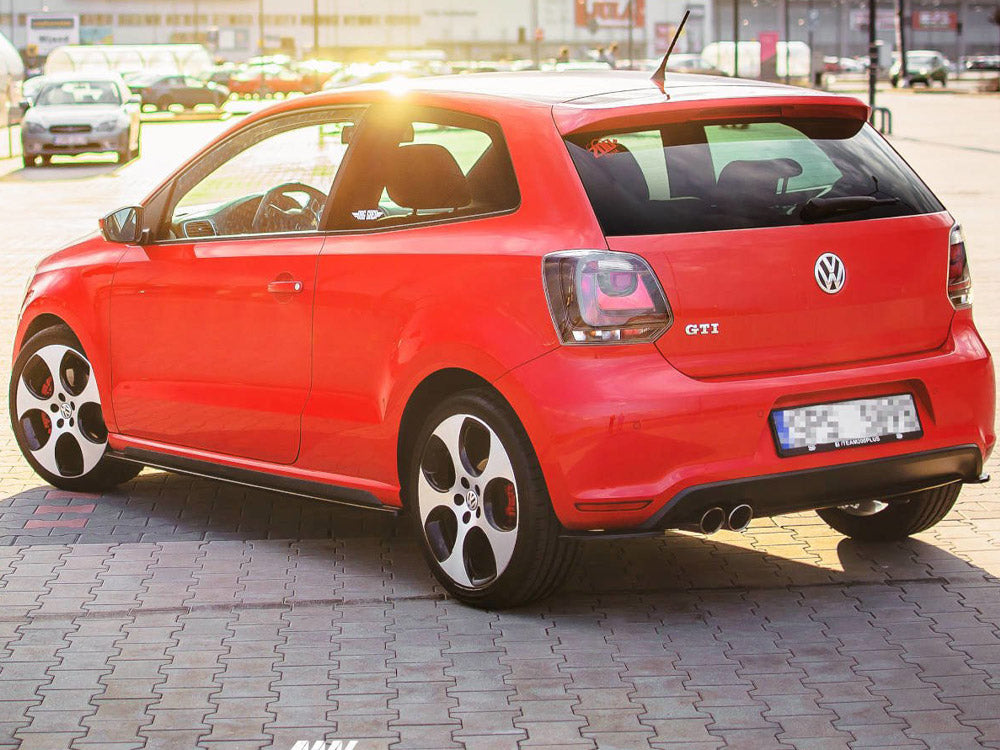 Rear Side Splitters compatible with Volkswagen Polo GTI Mk5
