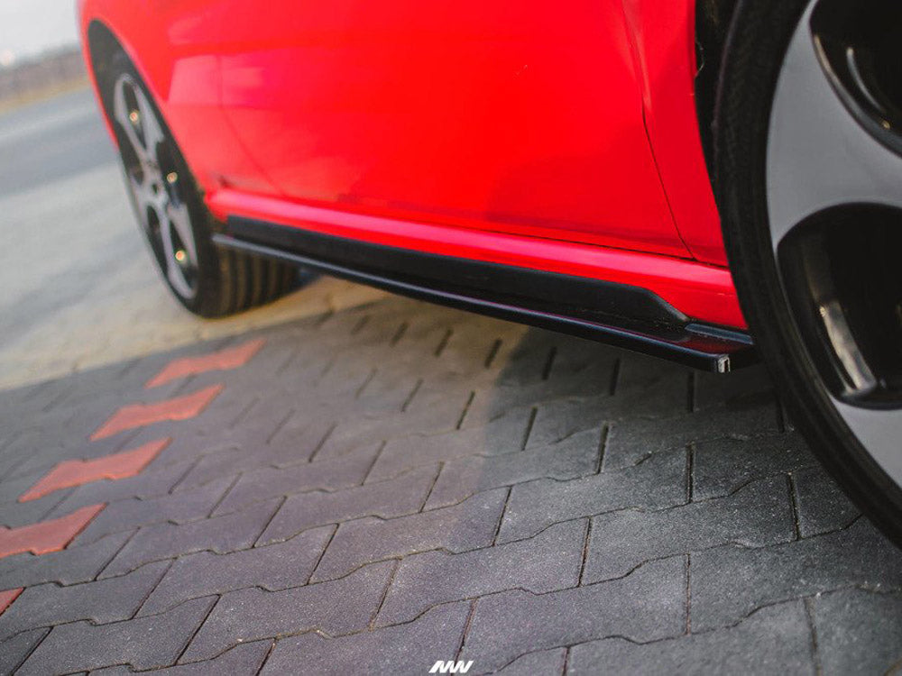 Side Skirts Diffusers compatible with Volkswagen Polo GTI Mk5