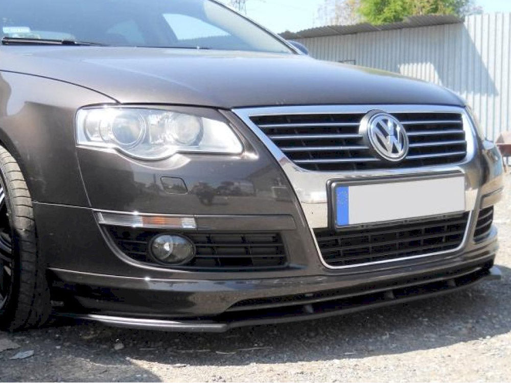 Front Splitter compatible with VW Passat B6 Votex - Carbon Look