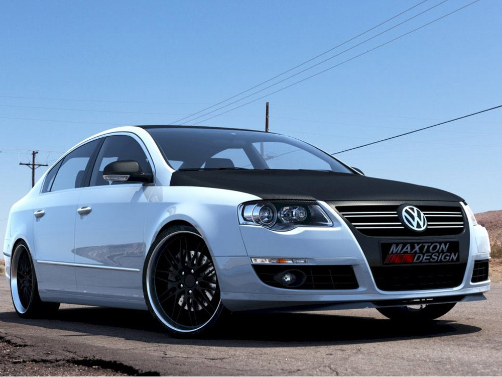 Front Splitter compatible with VW Passat B6 - Carbon Look