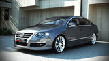 Front Bumper Spoiler compatible with VW Passat B6 ( R-Line Look )