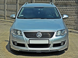 Front Racing Splitter compatible with VW Passat B6 Votex