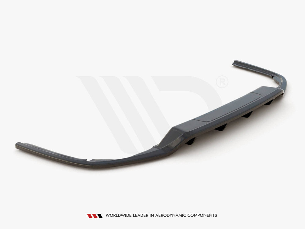 MAXTON DESIGN Central Rear Splitter (W/ Vertical Bars) VW Passat B8 (2014-2019)